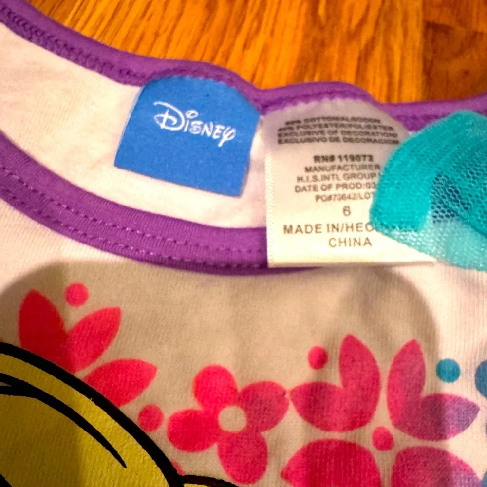 Disney Frozen Girls Purple Skort Set - Picture 3 of 5